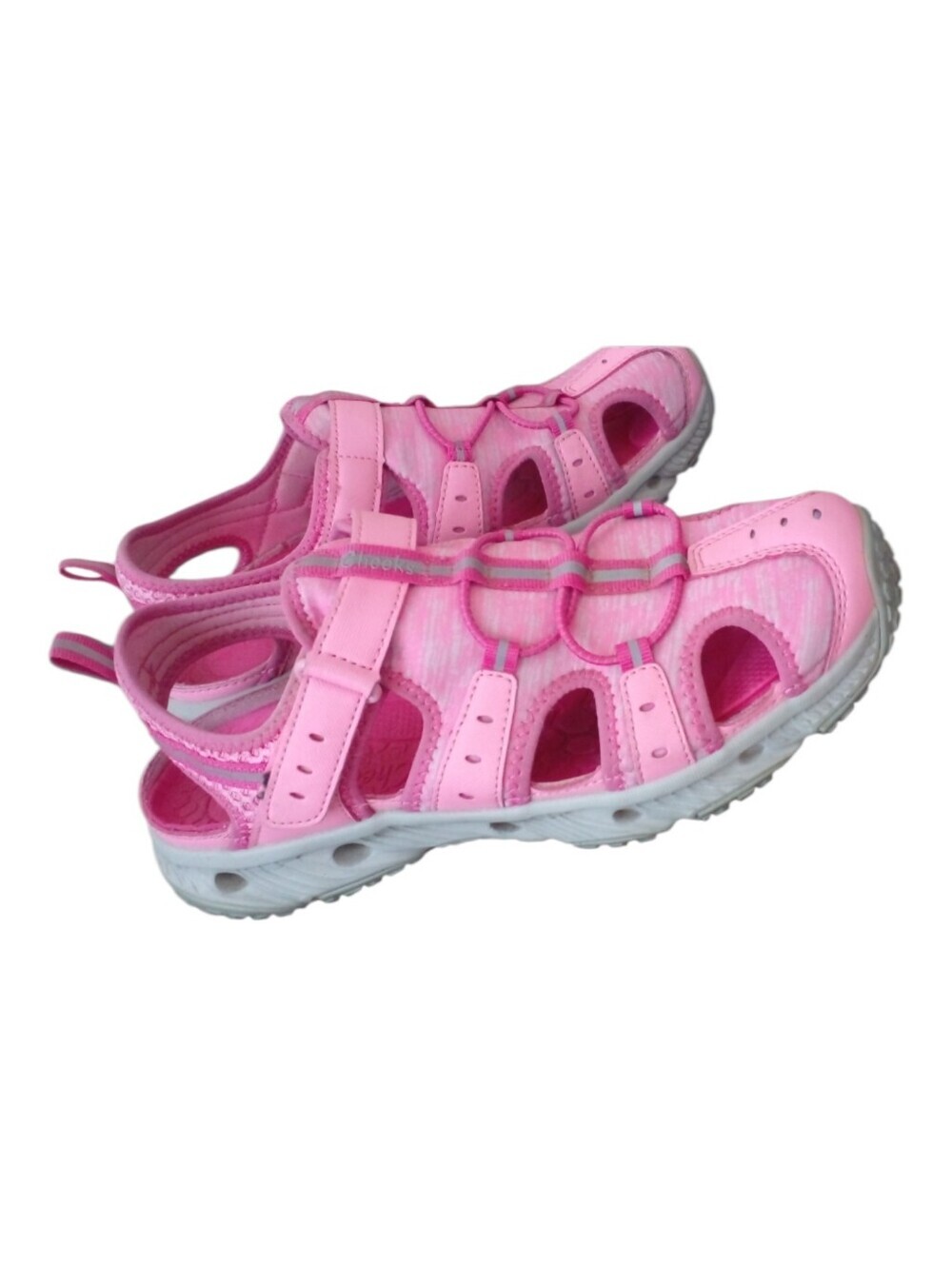 Tony Little Cheeks Fit Body Pink All Terrain Water Sandals Sport Shoes 9